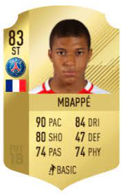 Kylian mbappe fifa 16 fifa 18 ingame face skills stats shots passes goals etc. Squawka Football On Twitter Kylian Mbappe Fifa 17 Rating 71 Fifa 18 Rating 83 Position St