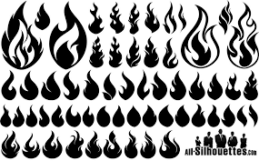 Vector Fire Jpg 1100 681 Silhouette Vector Silhouette Silhouette Png