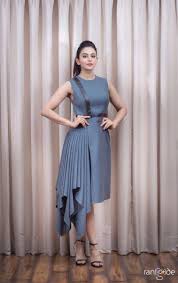 Beautiful Indian Girl Rakul Preet Singh Photos Shoot In Blue Dress In 2020 Fashion Dresses Designer Dresses Indian Fashion
