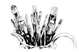 Sketching Art Materials With Pen Wash Will Kemp Art School Art Sketches Pen And Wash Journal Inspiration Diy