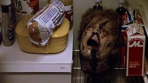 He also finds the bathroom that has a crude shrine surrounded by christmas lights in it. Raiding Alice S Fridge From Friday The 13th Part 2 Dinosaur Dracula