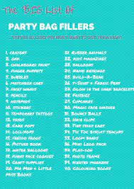The Big List Of Party Bag Fillers Invitations Check Decorations Check Frozen Birthday Party 1st Boy Birthday Birthday Party Games