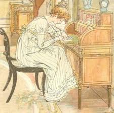 Resultat d'imatges de jane austen writing