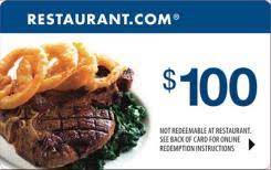 If you purchased a card on the restaurant.com site or we issued you restaurant.com card as an exchange, the card is available in the my account section. Free Restaurant Com 100 Gift Card Rewards Store Swagbucks