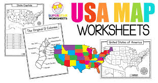 Head over to their website to check out the usgs topo. Usa Map Worksheets Superstar Worksheets