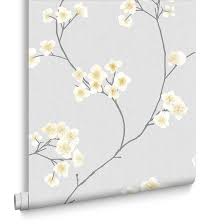 Radiance Grey And Ochre Wallpaper Grey Wallpaper Living Room Grey And Yellow Living Room Yellow Walls Living Room