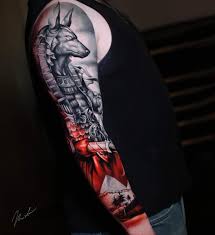 Moon valley nurseries has a wide selection of desert trees to choose from. Full Sleeeve Tattoo With Anubis And Desert Theme By Michael Cloutier Tattooimages Biz