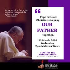 For more information and source, see on this link : Urbi Et Orbi Catholic Archdiocese Of Kota Kinabalu