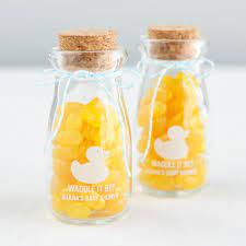 Miniature duck shaped candles would be nice. Baby Shower Duck Theme How To Host The Best Ducky Baby Shower