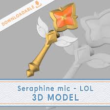 3D file Seraphine microphone Star Guardian | League of Legends 3D FILE・3D  printer design to download・Cults