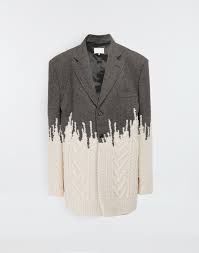 We did not find results for: Maison Margiela Two Tone Micro Herringbone Wool And Knit Jacket Women Maison Margiela Store
