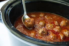 We love making meatballs around the holidays. Slow Cooker Meatballs In Tomato Sauce Recipe