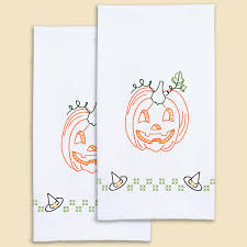 Holiday and everyday designs available. Halloween Decorative Hand Towels Jack Dempsey Needle Art