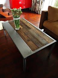Handmade Rustic Reclaimed Wood Steel Coffee Table Vintage Etsy Coffee Table Vintage Wood Steel Industrial Coffee Table