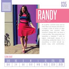 Sizing Chart For The Versatile Randy Baseball Tee That I