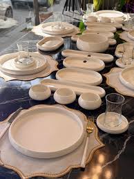 35 Parça 6 Kişilik Bianca Perla Porselen Kahvaltı Takımı