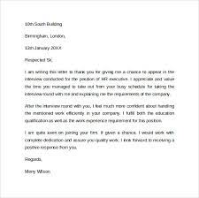 If you do send an email, be sure to do so within 24 hours of the job interview. Free 8 Sample Follow Up Interview Letter Templates In Pdf Ms Word