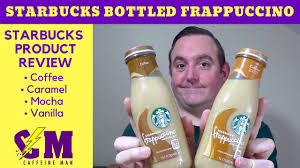 A starbucks opened down the street form my apartment, and with my crazy schedule i. Starbucks Bottled Frappuccino Review Coffee Caramel Mocha And Vanilla Youtube