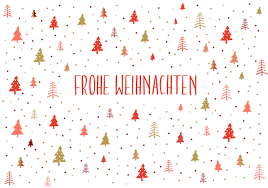 Weihnachten feiern die deutschen auch mit den kollegen. Grusskarte Frohe Weihnachten Verlagshaus Gutekunst