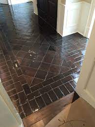 Saltillo tile is a type of terracotta tile that originates in saltillo, coahuila, mexico. Best Before And After Staining Saltillo Tile In 2021 Saltillo Tile Saltillo Tile Floor Tile Stained