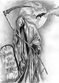 Colección de diana cristal • última actualización: Santa Muerte Stencil Grim Reaper Tattoo Designs Novocom Top