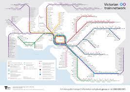 Distances Between Melbourne Railway Stations A Quick Map Maps By Philip Mallis Melbourne Map Train Route Map Transit Map