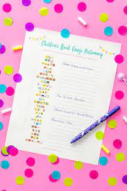 How to use printable baby shower games. Emoji Pictionary Baby Shower Game Free Printable Sugar Soul