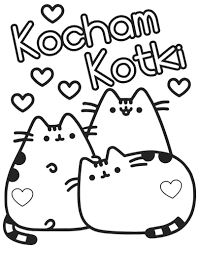 Uroczy kotek kolorowanka do druku from www.weekendowo.pl. Kolorowanka Pusheen Z Rodzina Kotkow Character Fictional Characters Art