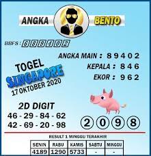 Prediksi Togel Singapore 17 Oktober Tahun 2020 Bento 13 Januari 19 Februari