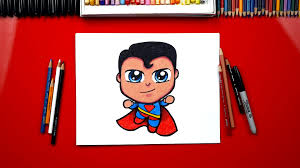 In today's art tutorial i'll be showing you how to draw supergirl. How To Draw Cartoon Superman Art For Kids Hub