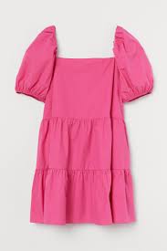 Grastisversand ab 39€ √ gratisrückgabe √ jeden tag 500 + neuheiten die neuesten und beliebtesten styles und fashion bei shein entdecken. Kleid Mit Puffarmeln Cerise Ladies H M De