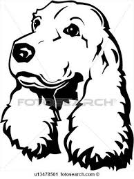 Black And White Springer Spaniel Clipart Pin Em Tatuagens