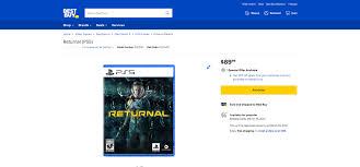 Returnal is developed by housemarque and will be published by sony interactive entertainment as a ps5 exclusive. Housemarque S Ps5 Exclusive Returnal Is Releasing In March 2021 According To Best Buy Vgc