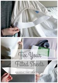 Fix Your Fitted Sheets A Warm Comfy Place Sewing Tutorials Easy Sewing Sewing Projects For Beginners