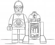 C 3po and r2 star wars coloring page. Lego R2d2 And C3po Coloring Pages Printable