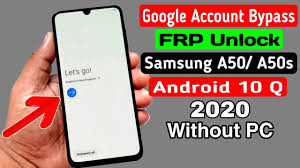 Remove the original sim card. How To Bypass Frp On Samsung Galaxy A50 In 2020