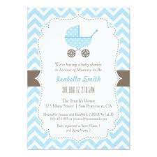 Modern Blue Stroller Baby Boy Shower Invitations Baby Shower Invitations For Boys Baby Boy Shower Baby Strollers