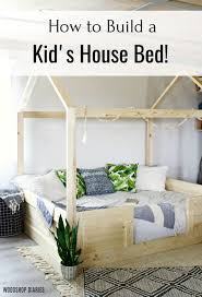 Diy Kids House Bed Twin Size Free Plans To Build Your Own In 2020 House Beds For Kids House Frame Bed Kids Bed Frames