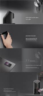 The explosion in coffee machine sales is fuelling the single biggest hot beverage opportunity for irish retailers; Cafam Elegant Touch Panel Coffee Machine On Behance Capsule Coffee Machine Coffee Machine Coffee Machine Design