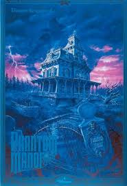 Original Phantom Manor Attraction Poster Disneyland Paris Disneyland Paris Attractions Disney Posters Disney Paris
