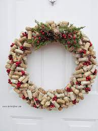 Barefoot wine cork christmas tree. Diy Christmas Wine Cork Wreath My Turn For Us