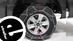 Etrailer Konig Self Tensioning Snow Tire Chains Installation 2017 Ford F 150
