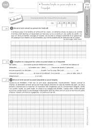 Il apprit rapidement aux enfants à voler. Cm2 Evaluation Conjugaison Corriges Le Passe Simple Et Son Emploi