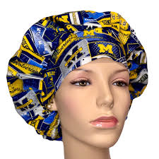 Michigan Go Blue Fabric