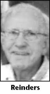 DONALD REINDERS Obituary (1930