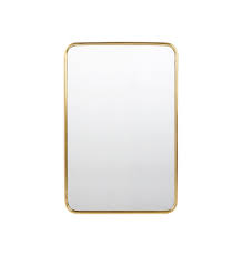 Black And Gold Rectangular Wall Mirror 20 X 30 Oil Rubbed Bronze Rounded Rectangle Metal Framed Mirror Rejuvenation Metal Frame Mirror Blue Framed Mirrors Mirror Wall