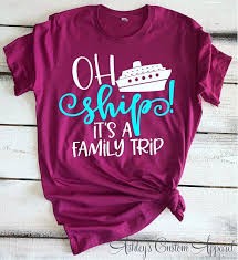 Family Cruise Shirts Ah Ship It S A Family Trip Cute Etsy Cruise Tshirts Girls Trip Shirts Family Cruise Shirts