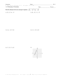 1 3 Distance Formula