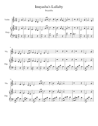 Inuyasha S Lullaby Partituras Partitura Para Violino Kimi No Na Wa