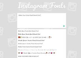 Instagram bio maker by tucktools is an online tool that allows you to generate random, catchy, and attractive bio based on your preferences. How To Customize Instagram Fonts Best Font Generator Apps
